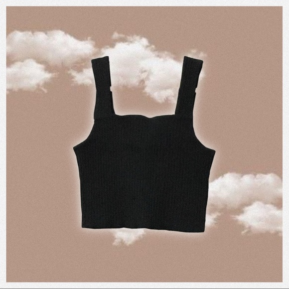 AE Cropped Square-Neck Tank Top - Picture 5 of 8